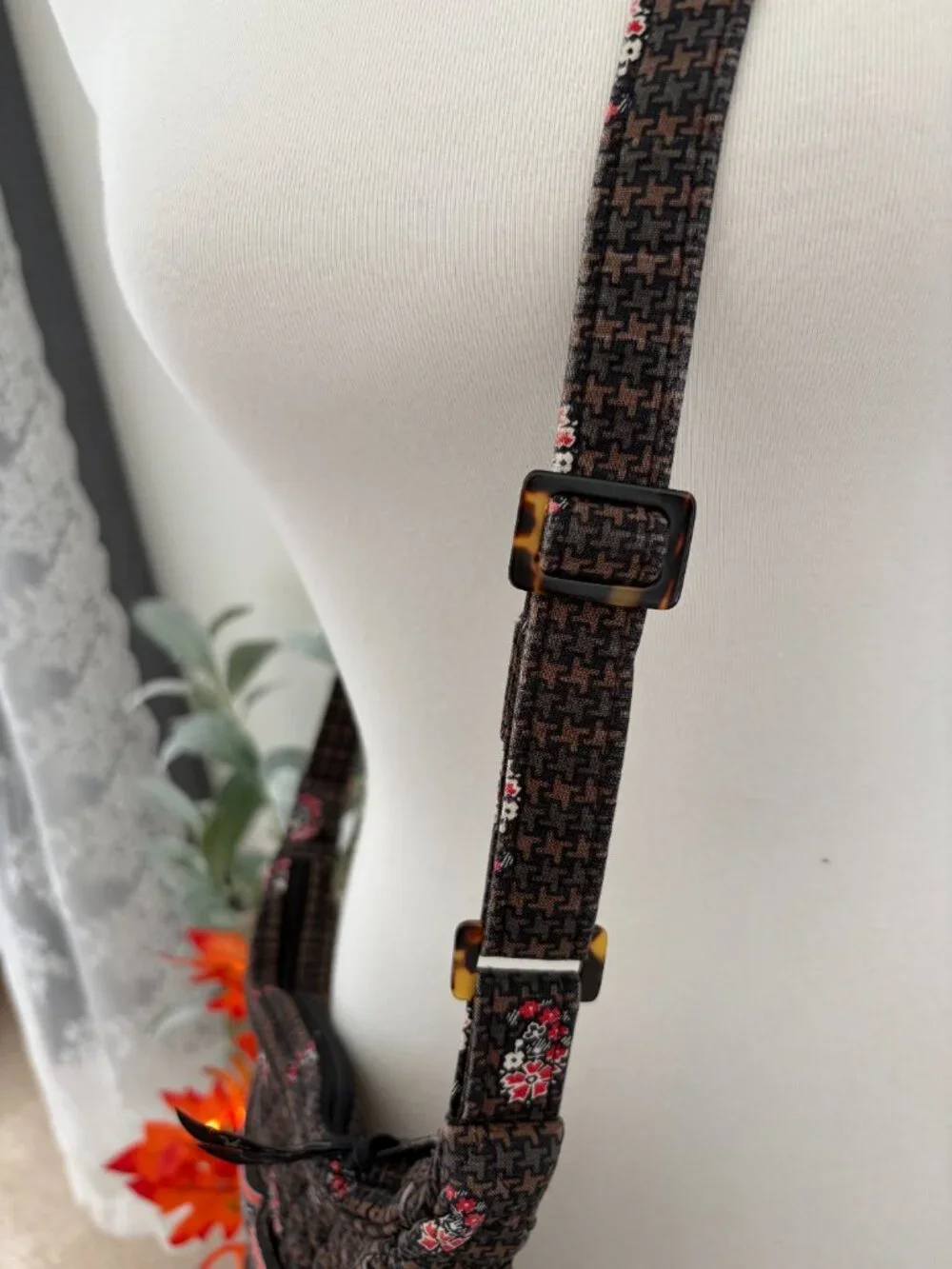 2007 Vera Bradley Brown Houndstooth Purse